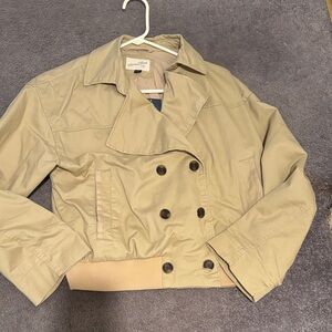 Universal Thread Tan Double-Breasted Trench Coat